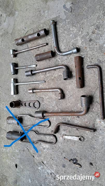 klucze samochodowe motocyklowe PRL Leszno