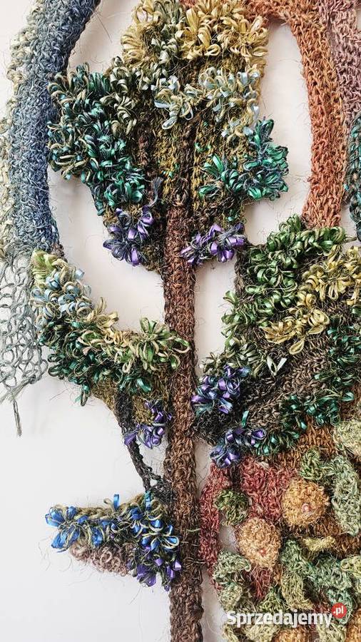 Baśniowy las tkanina artystyczna Irena małopolskie Kraków