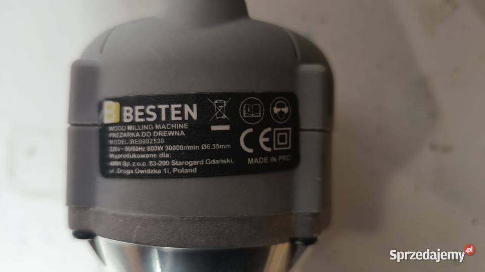 Frezarka górnowrzecionowa BESTEN śląskie Katowice