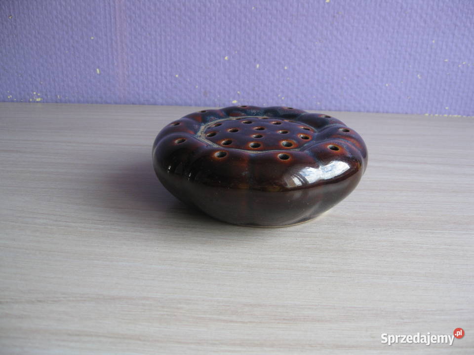 Stara ceramiczna ikebana Parowa kBolesławiec