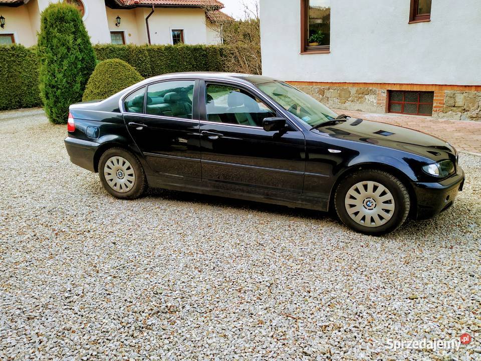 BMW E46 sedan limuzyna czarny automat 2003 Seria 3 małopolskie Andrychów