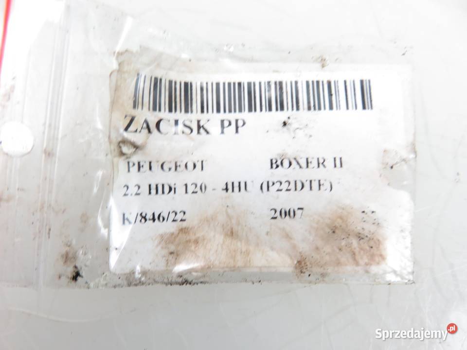 ZACISK PRAWY PRZÓD PEUGEOT BOXER II