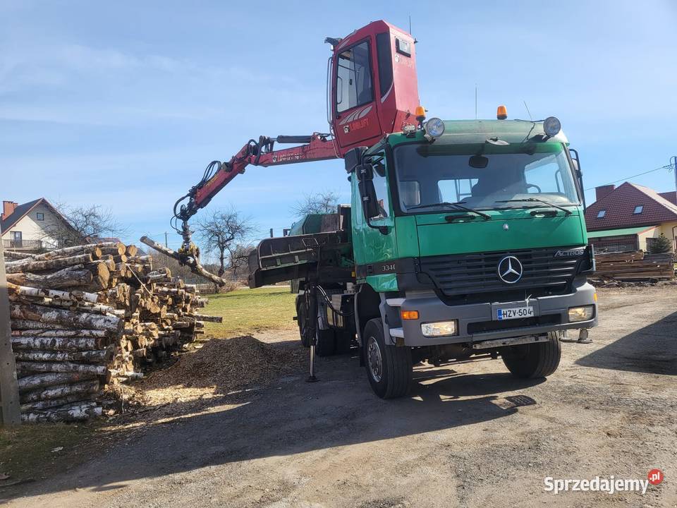 MercedesBenz Actros 3340 z Rębakiem Jenz Hem 560
