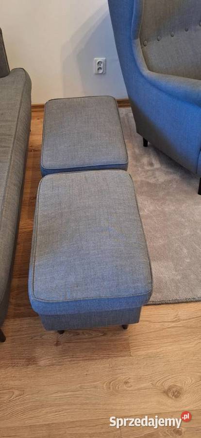 Komplet wypoczynkowy Uszak IKEA STRANDMON sofa Łąck sprzedam