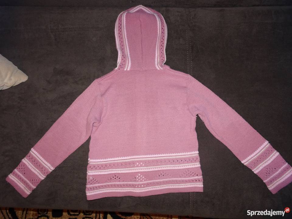 sweter dziewczęcy z kapturem Warszawa
