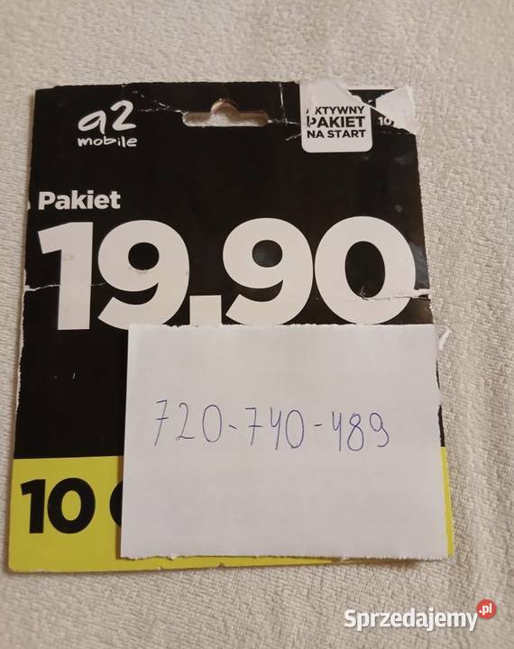 Złoty numer a2mobile Warszawa