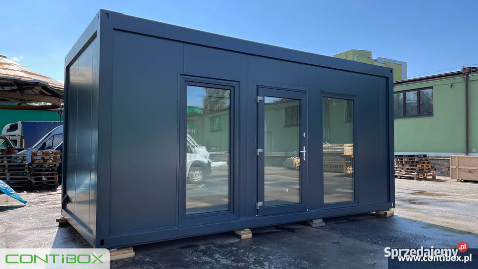 Kontener biurowy pawilon 6x3x3 PIR dowolny Katowice