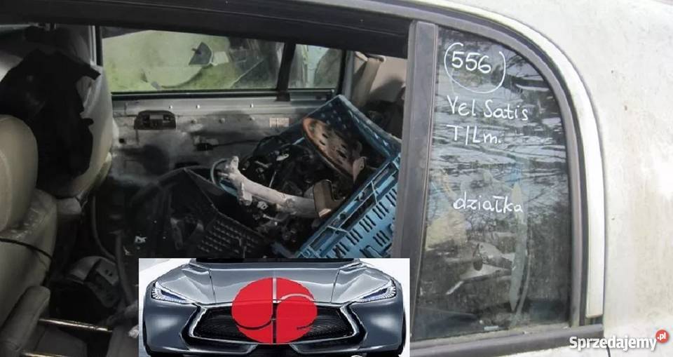 RENAULT VEL SATIS SZYBA BOCZNA MAŁA DRZWI TYŁ RL Karoseria Nowy Tomyśl