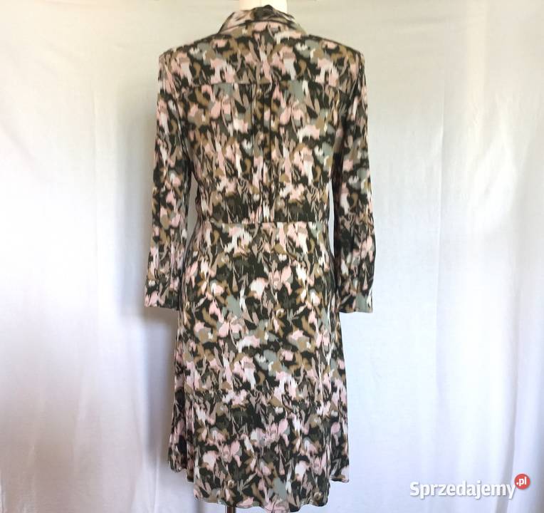 Sukienka długi rękaw 78 r 4042 Mango wiskoza Rozmiar 42(XL) podlaskie Białystok
