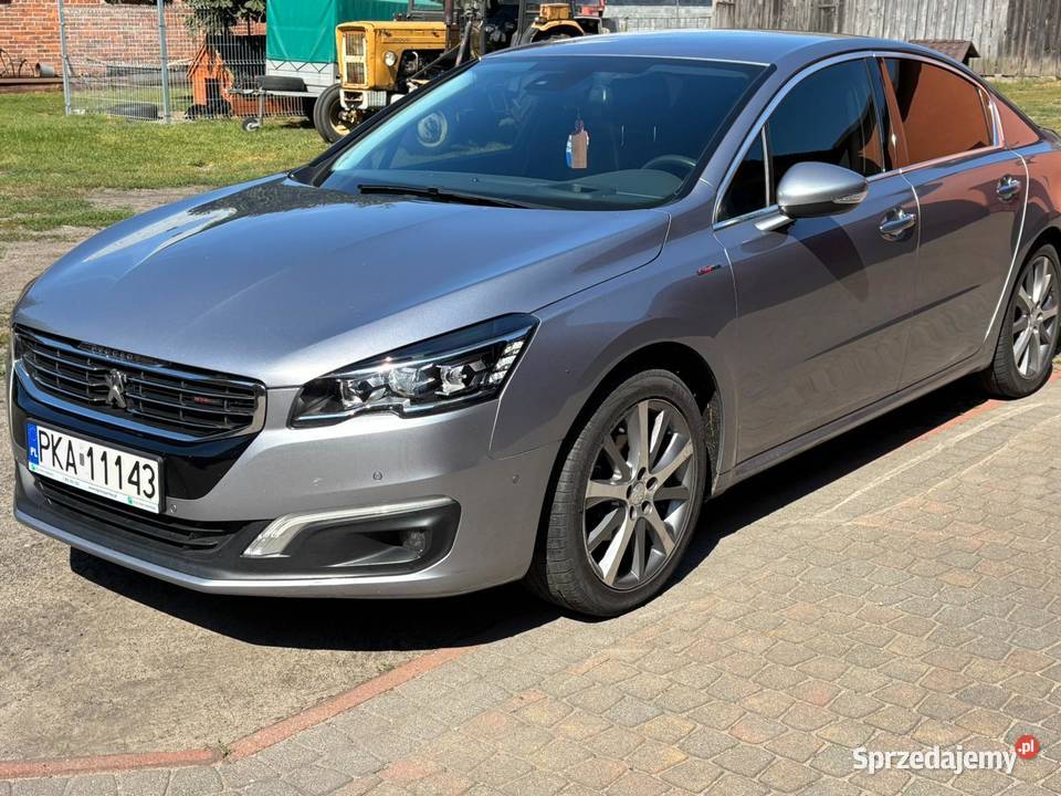Peugeot 508 bezwypadkowy full led automat Rok produkcji 2018 wielkopolskie Sobiesęki Trzecie sprzedam