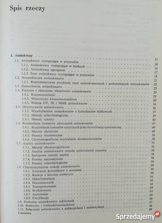 AMINOKWASY PEPTYDY BIAŁKA JAKUBKE JESCHKEIT Radom sprzedam