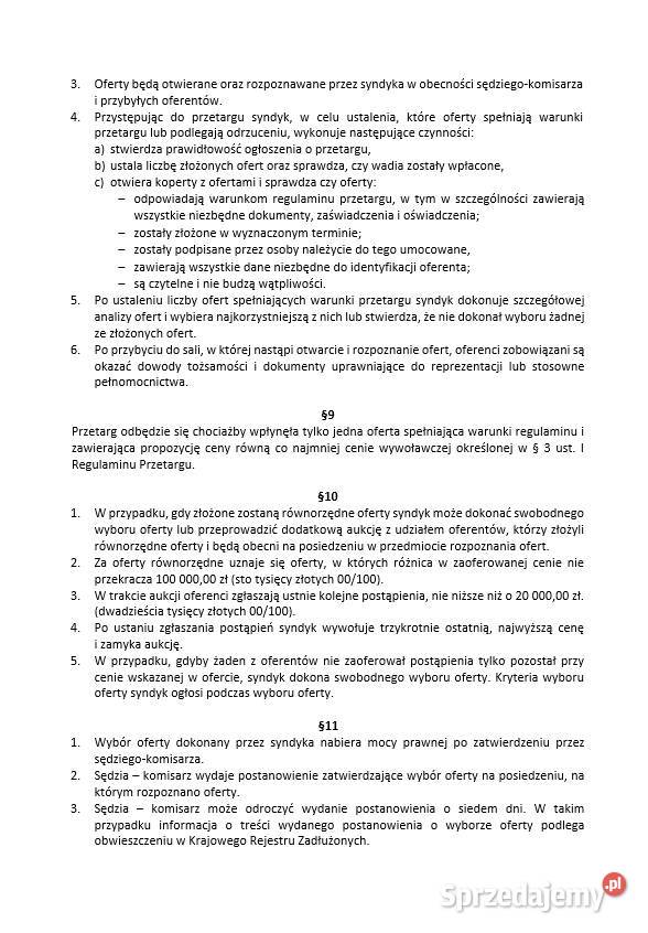 Syndyk sprzeda przedsiębiorstwo Firma GOTOWSKI Bydgoszcz