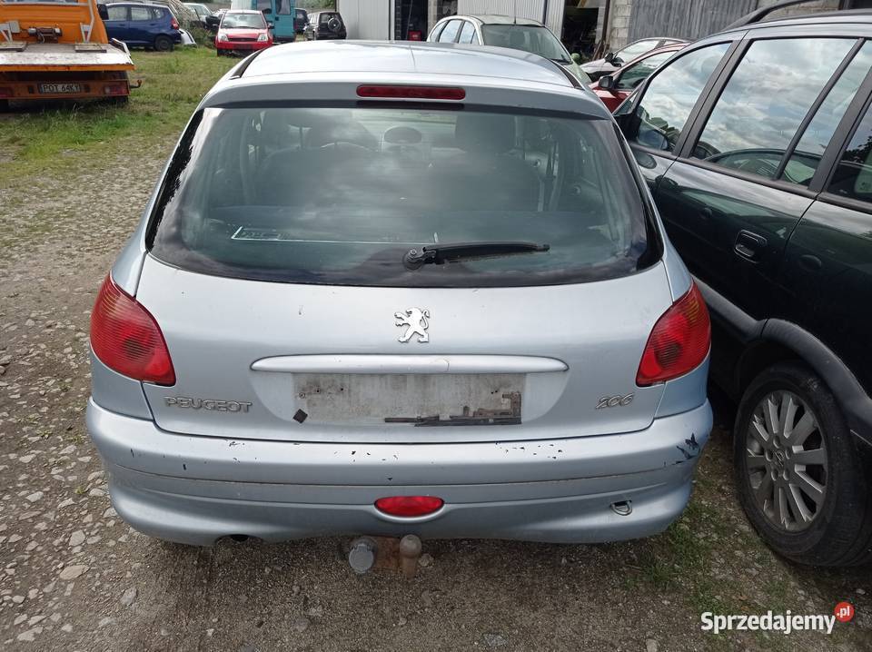 Peugeot 206 19 D 51 kW 2002 r dawca części Szklarka Myślniewska sprzedam