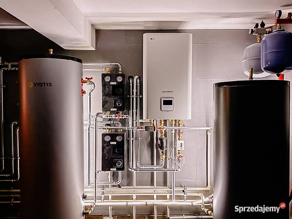 Pompa ciepła LG 46 kW split Szafa hydrauliczna Ogrzewanie Piotrków Trybunalski