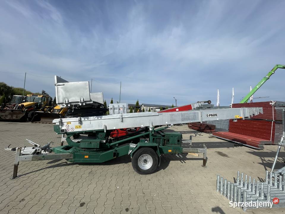 Winda dekarska na przyczepie drabina PAUS ASA 30 Rok produkcji 1999 wielkopolskie Ślesin