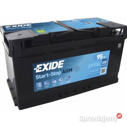 Akumulator EXIDE AGM STARTSTOP EK950 95Ah 850A osobowe Biała Podlaska