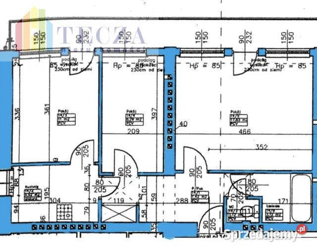 Mieszkanie 545m2 3 pokoje Warszawa Szwedzka blok mazowieckie