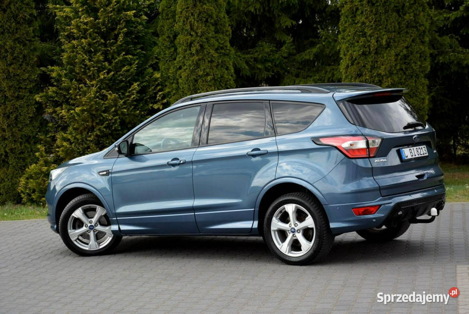 Ford Kuga STLine Skóry 4X4 Radar Xenon Ledy tempomat mazowieckie Ostrów Mazowiecka