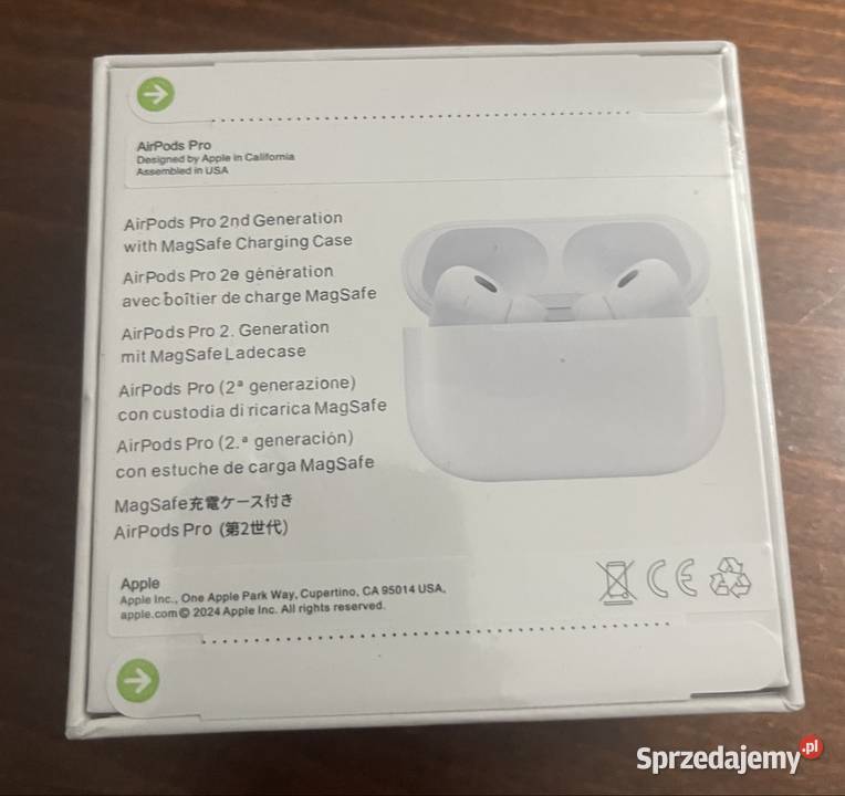 Słuchawki AirPods Pro 2 nowe zapakowane Słuchawki i głośniki Elektronika Iława