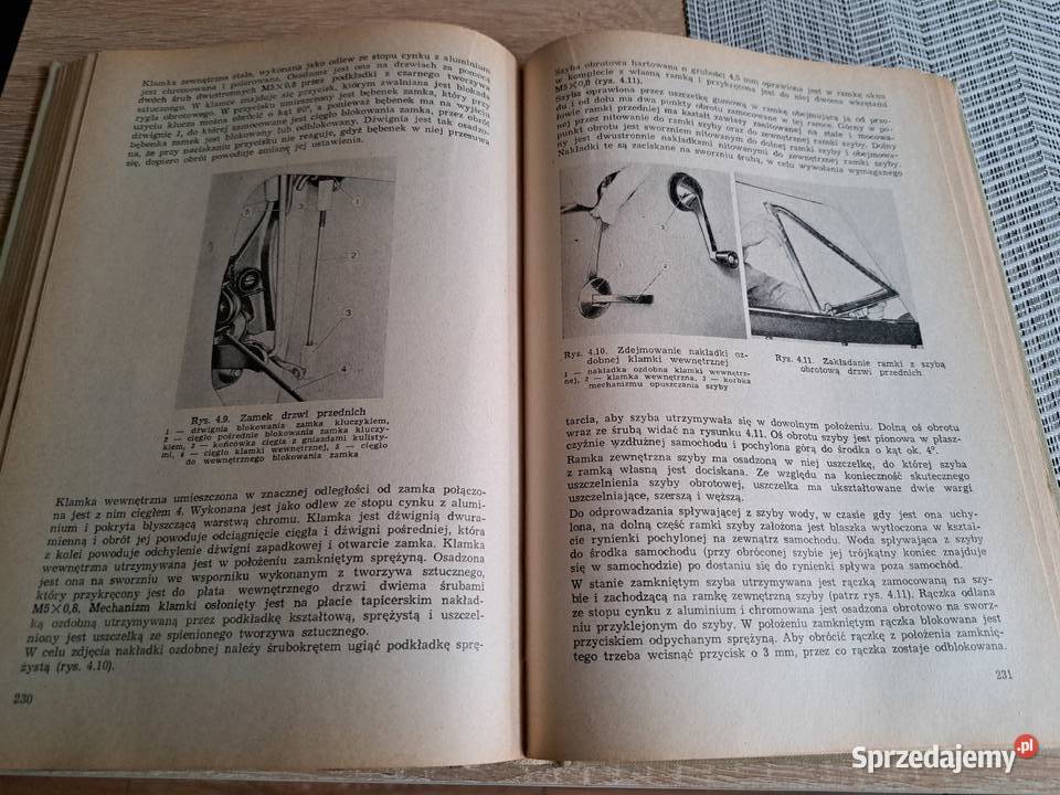 Książka obsługi i naprawy Fiat125p Leszno