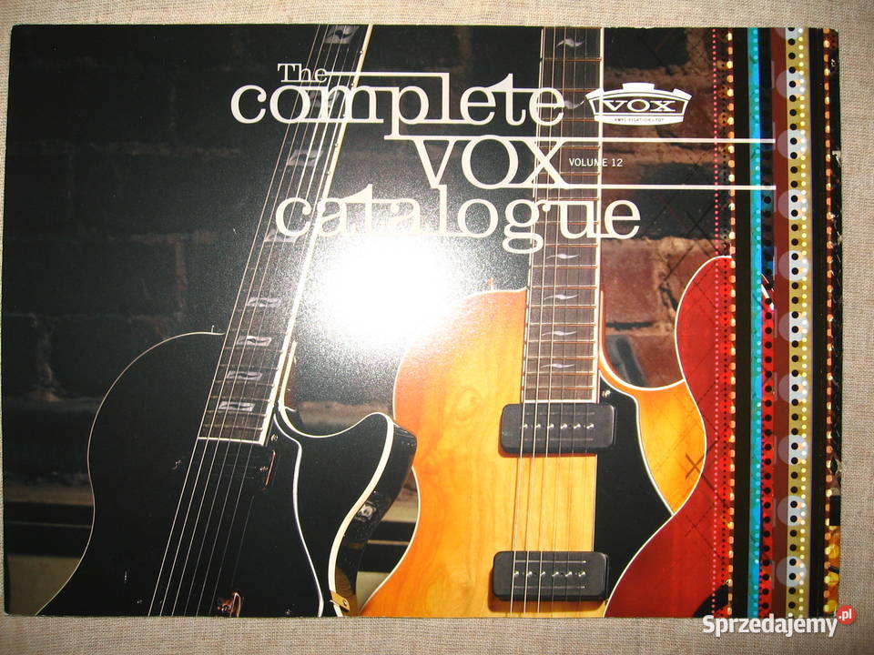 VOX Complete Catalogue Volume 12 amps guitar Kępice sprzedam