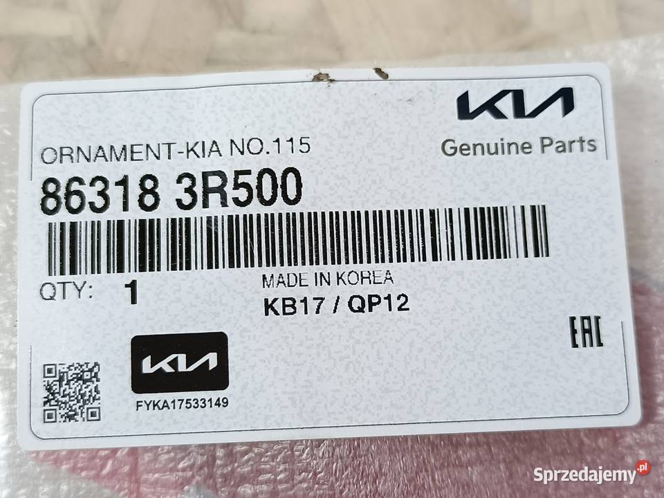 KIA OPTIMA IV CEED III ZNACZEK EMBLEMAT LOGO Atrapy Pleszew