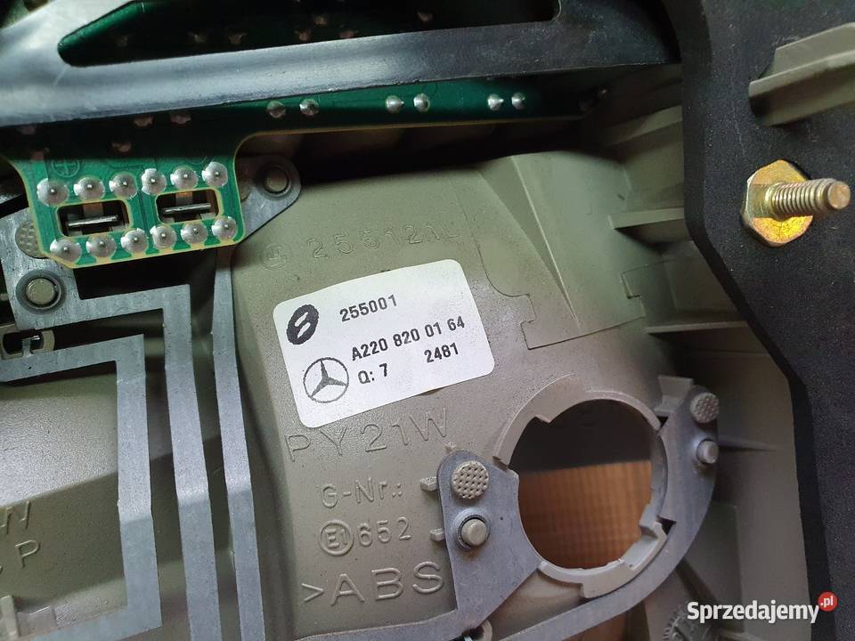 MERCEDES W220 LAMPA LEWA TYLNA LEWY TYŁ wielkopolskie Międzychód sprzedam