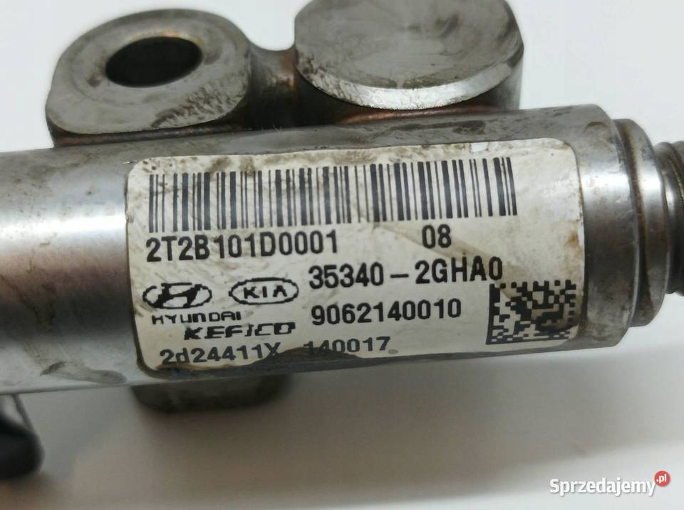 LISTWA WTRYSKOWA 353402GHA0 20 TGDI Hyundai osobowe