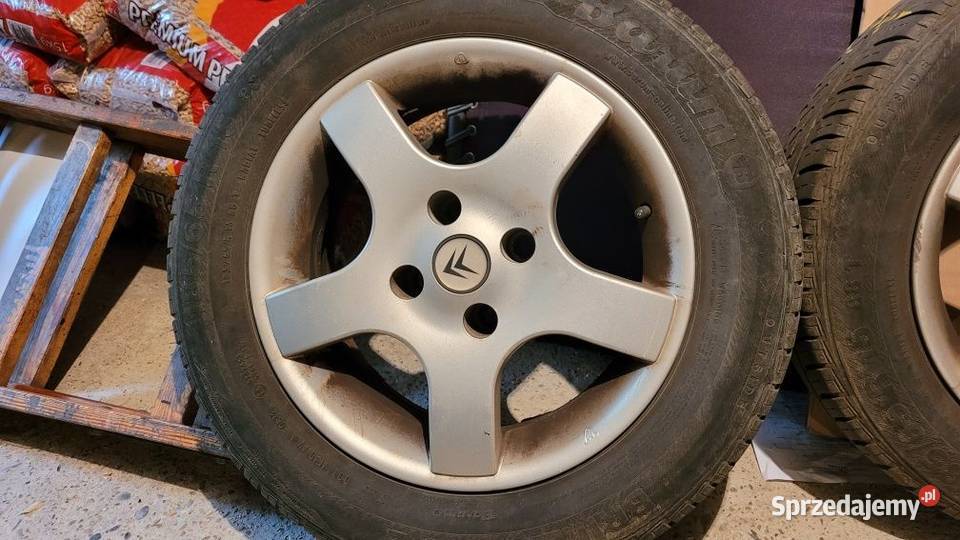 Piękne Alufelgi 15 4x108 citroen peugeot opony Średnica 15" podkarpackie Łańcut sprzedam