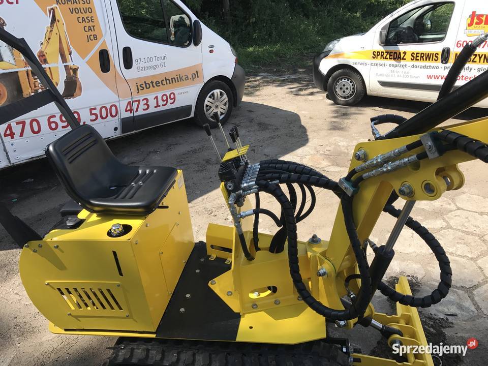 MINI KOPARKA GĄSIENICOWA MSTE113 JSB Rolnictwo Lubicz Dolny sprzedam