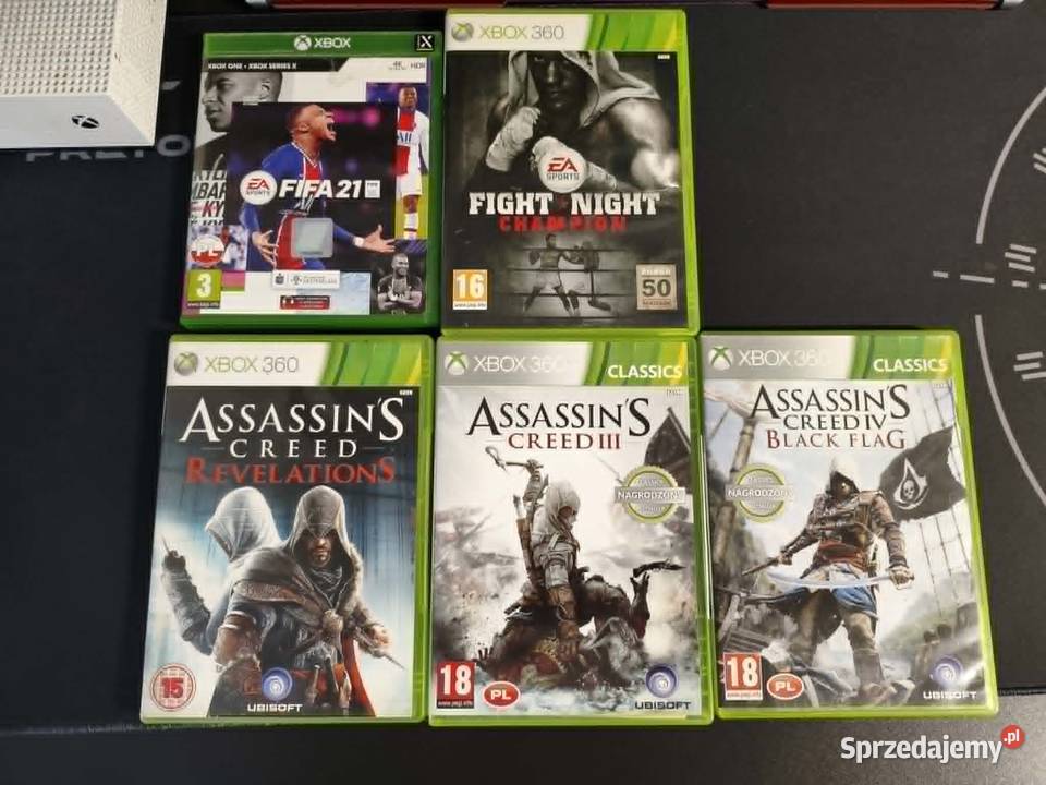 Zestaw Xbox One S 500gb Pad 5 Gier min Fight podkarpackie Nowy Łupków
