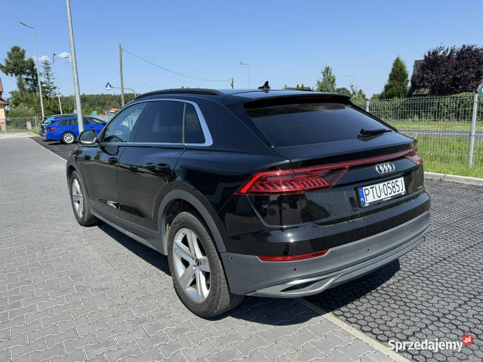 Audi Q8 30i 340 TFSI IHEV Hybryda Quattro asystent pasa ruchu Turek