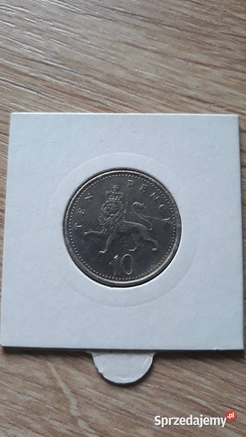 10 Pensów W Brytania 2004 r Numizmatyka Konin