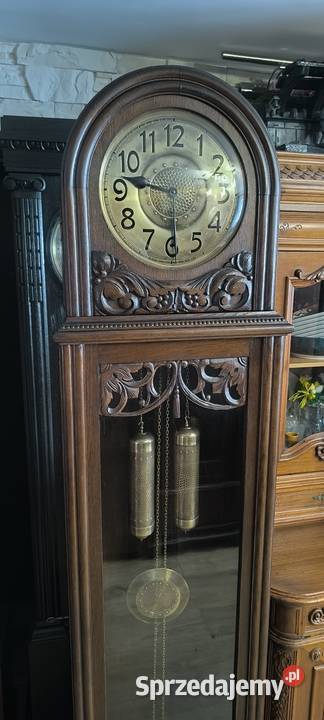 Zegar stojący HAWINA śliczna ciemna Kwaczała