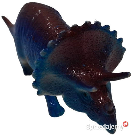 Dinozaur Triceratops 38x12x45 Zabawka figurka śląskie Czeladź