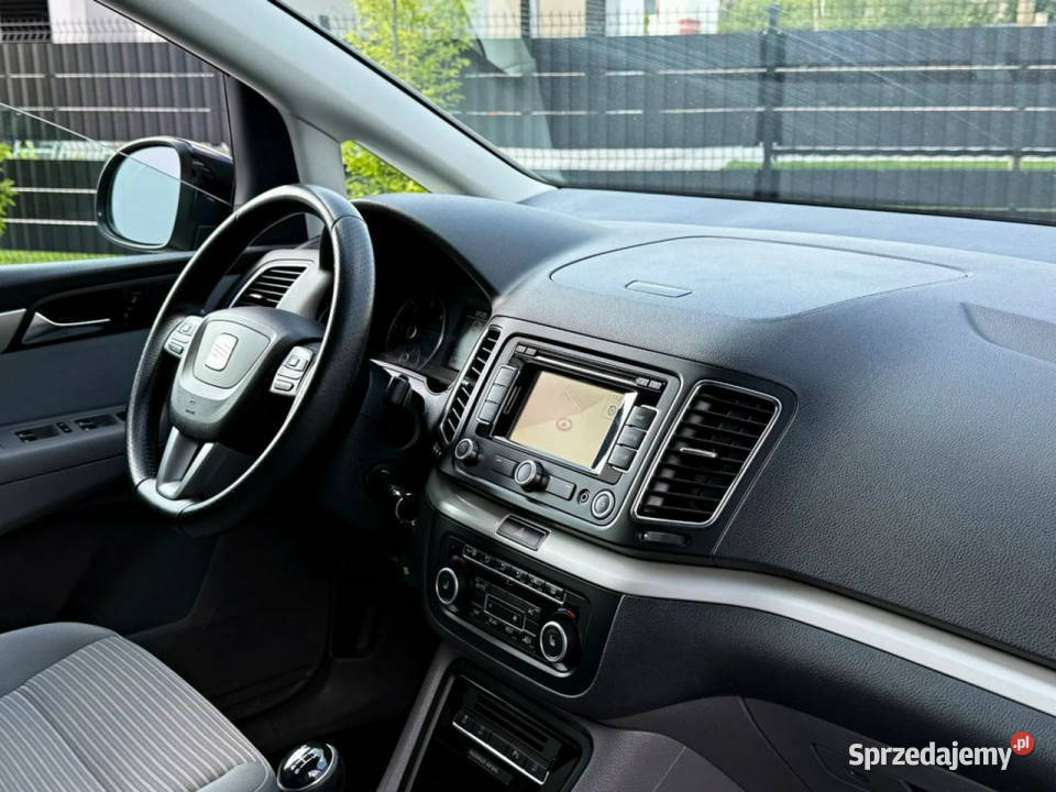 Seat Alhambra 20 TDi 140 6B Navigacja Tempomat 7 czujnik parkowania mazowieckie Radom
