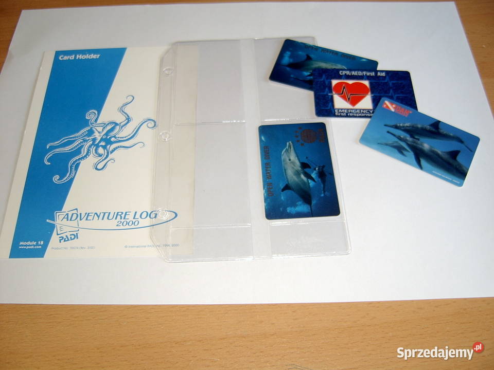 Etui na certyfikaty Nurkowe