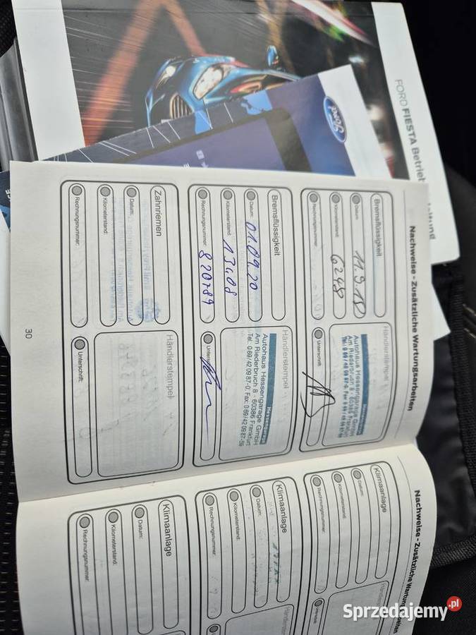 fiesta automat 28 okazja nieuszkodzony Oborniki