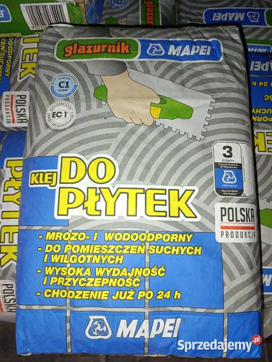 Klej do płytek Mapei Glazurnik 25 Kleje i zaprawy