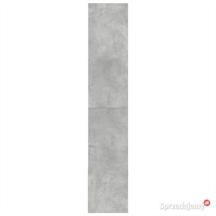 Regał szarość betonu 100x36x189 materiał