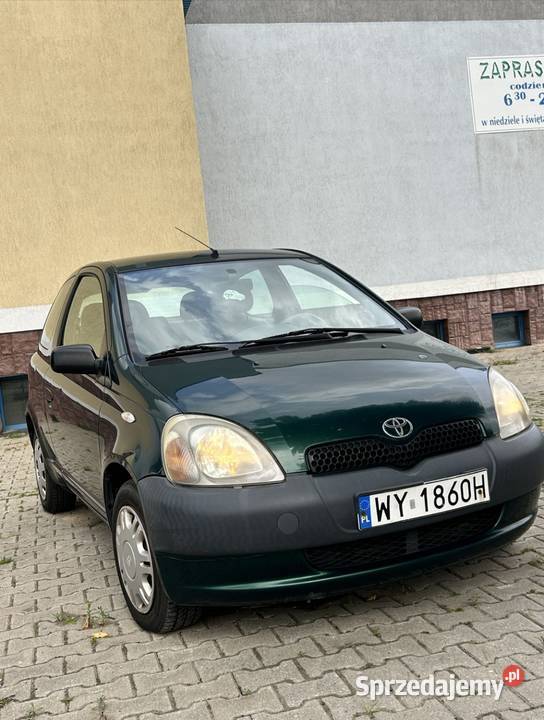 Toyota Yaris 11 Vti Benzyna 2002r Samochody osobowe Ostrów Mazowiecka