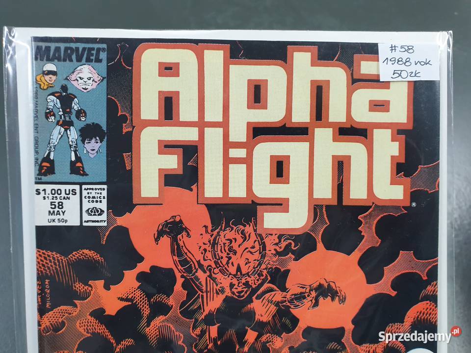 Alpha Flight oryginalny komiks Marvel USA 1988 sprzedam