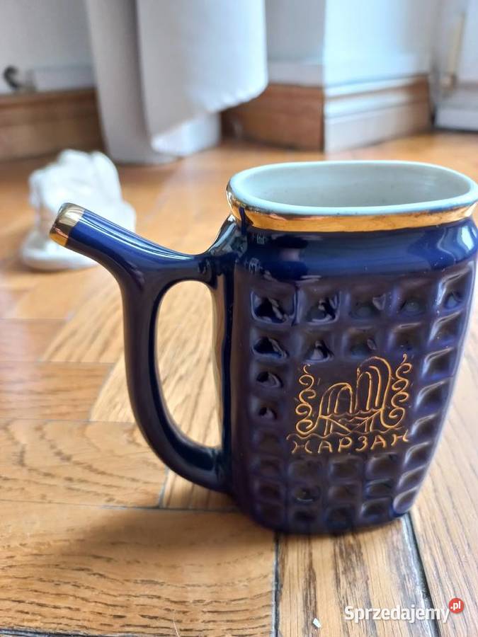 porcelana 2 zabytkowe rosyjskie kubki fabryka Piastów