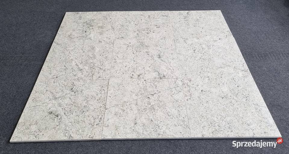 Płytki granitowe Colonial White polerowane białe Bielawa