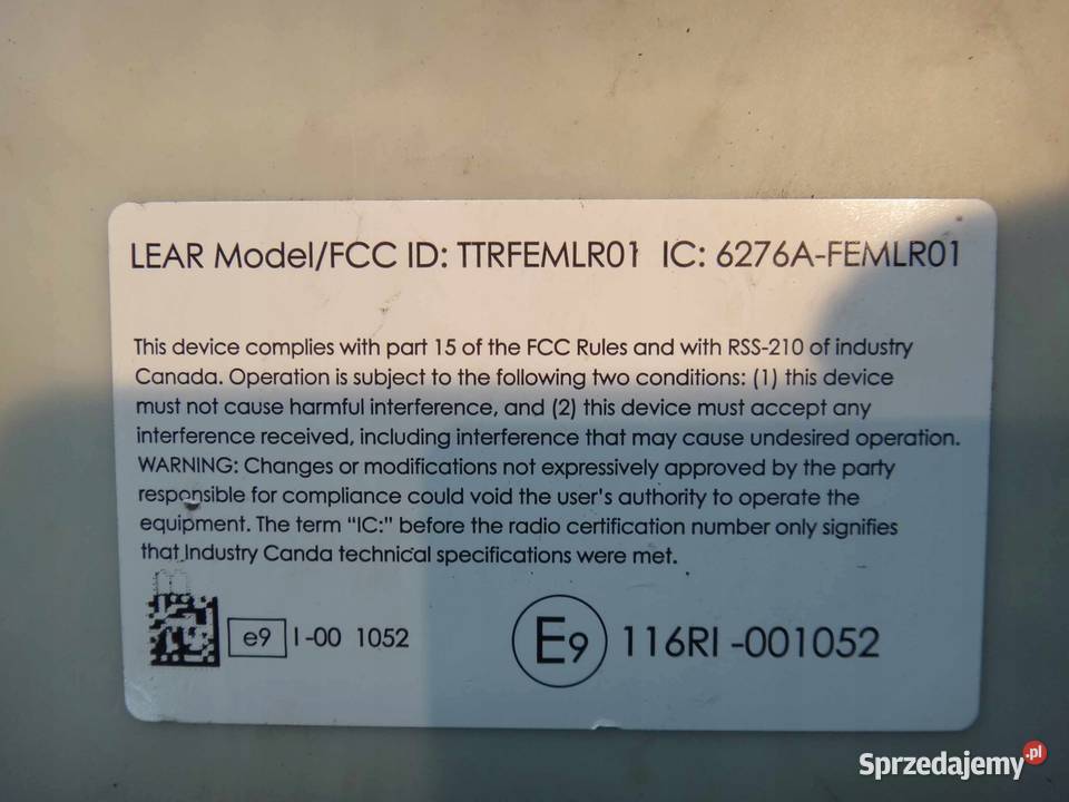 BMW 1 F20 12r modul sterownik FEM 9290804 Suków sprzedam