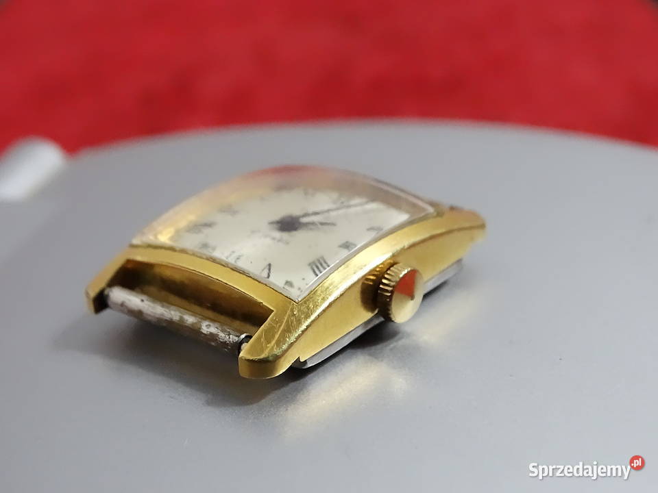 Vintage Slava 17 Jewels Klasyczna Kostka ZSRR Biłgoraj