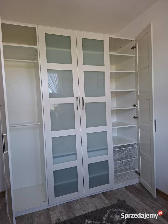 Szafa 3częsciowa szer 20m IKEA biały połysk 60cm Szafy i garderoby Małkinia Górna
