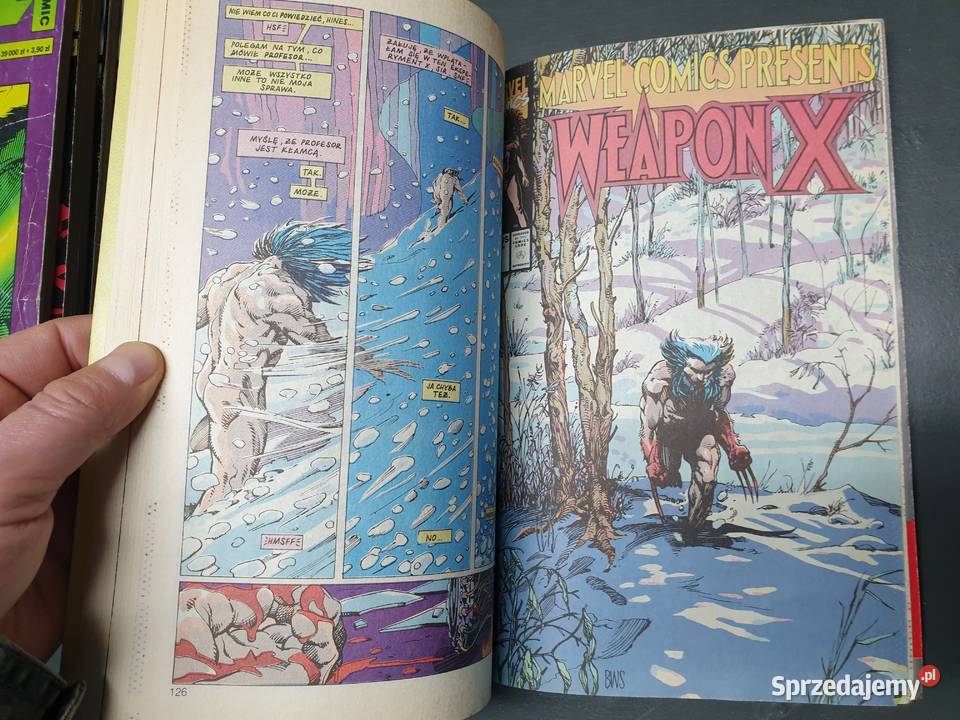 Mega Marvel 4 5 1994 Weapon X Wolverine TMSemic Gdynia