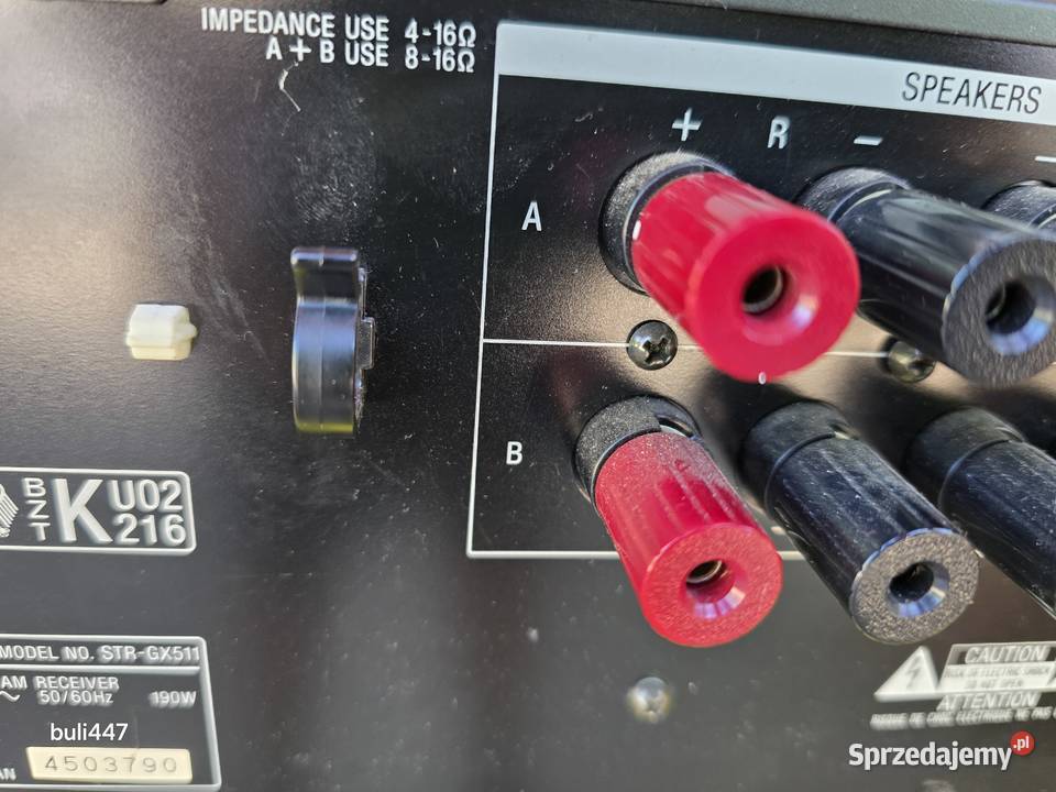 amplituner sony str gx511 stereo Chełm Śląski sprzedam