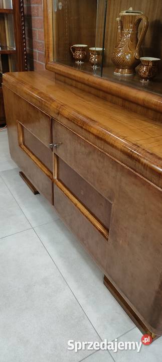 Ekskluzywna serwantka witryna art deco Łagów